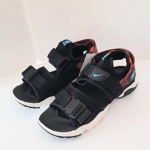 Nike Canyon Sandals NA Men's Size 14 CW9704 007 Black Turf Orange Blue